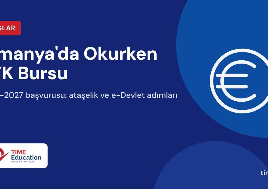 Almanya'da okurken KYK bursu ve kredisi başvurusu rehberi kapak görseli – TIME Education