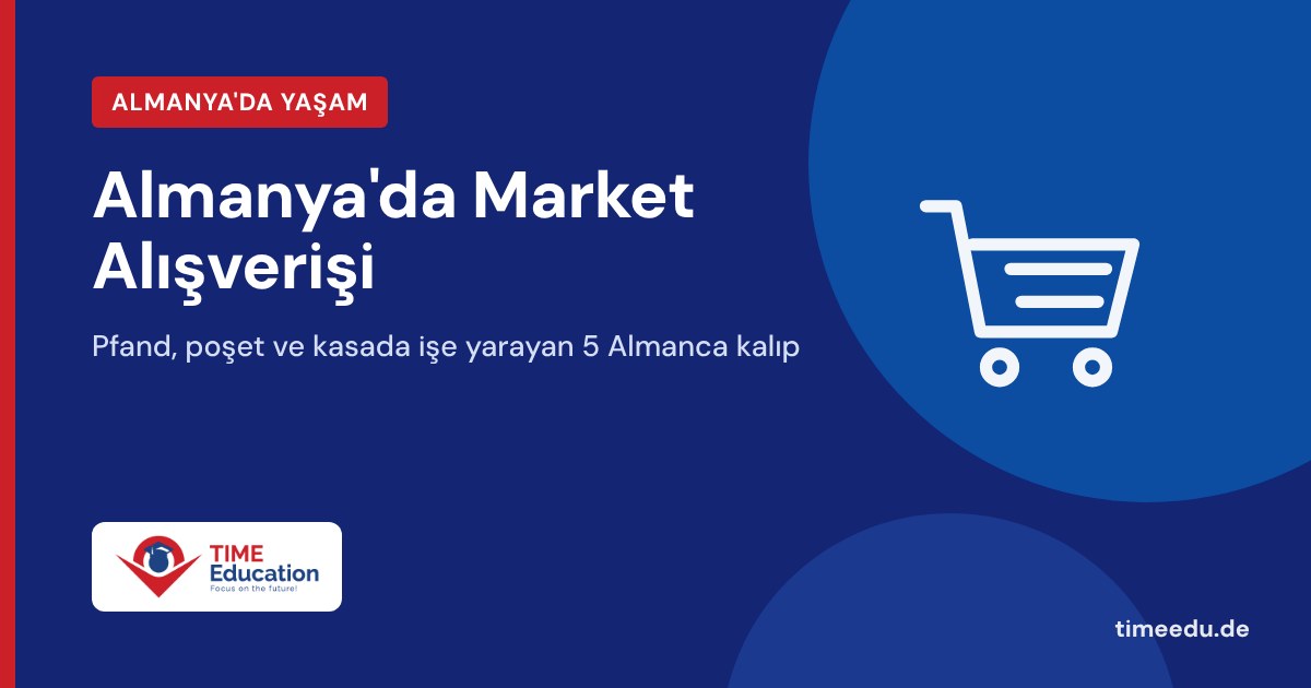 Almanya'da market alışverişi rehberi – TIME Education kapak görseli